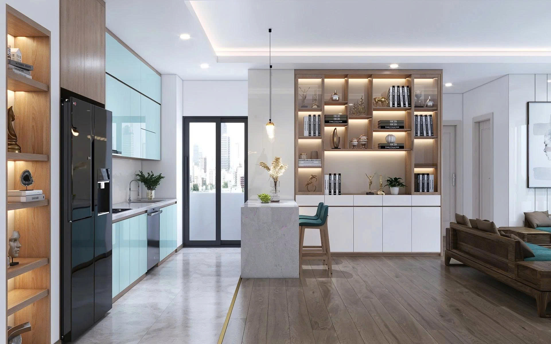 Thiết kế thi công nội thất phòng thờ